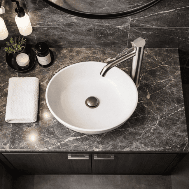 Смеситель для раковины Lotis Mone 1003CR высокий, chrome