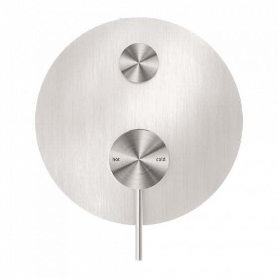 Смеситель для душа Lotis Mone 1014BN встраиваемый на 2 потребителя, цвет brushed nickel