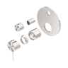 Смеситель для душа Lotis Mone 1014BN встраиваемый на 2 потребителя, цвет brushed nickel