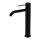 Смеситель для раковины Lotis Mone 1003MB высокий, цвет Matte Black