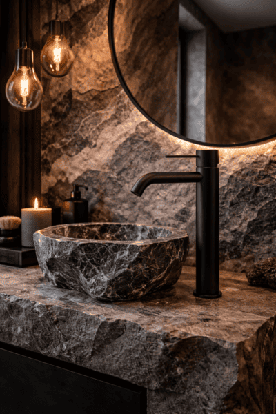 Смеситель для раковины Lotis Mone 1003MB высокий, цвет Matte Black