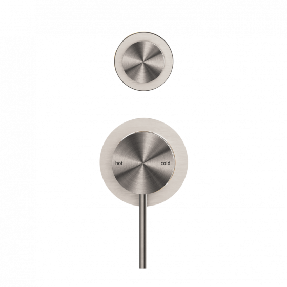 Смеситель для душа Lotis Mone 1017BN встраиваемый на 2 потребителя, цвет brushed nickel