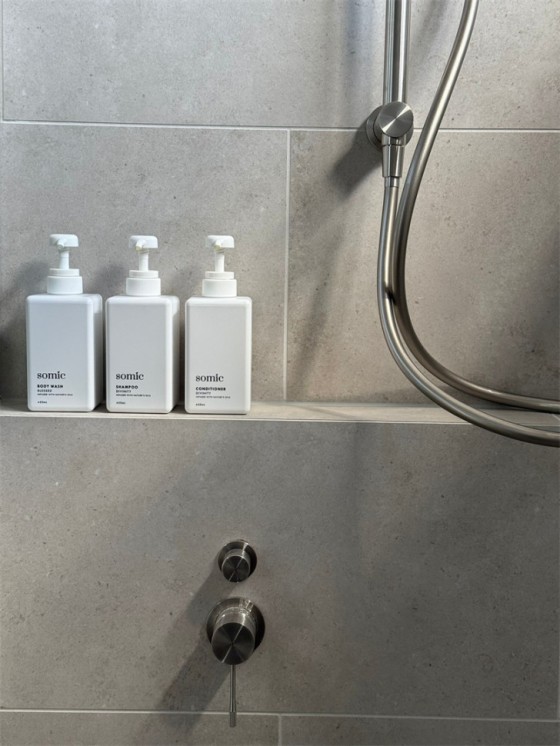 Смеситель для душа Lotis Mone 1017BN встраиваемый на 2 потребителя, цвет brushed nickel