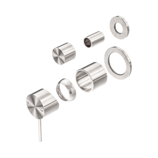 Смеситель для душа Lotis Mone 1017BN встраиваемый на 2 потребителя, цвет brushed nickel