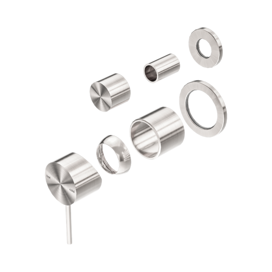 Смеситель для душа Lotis Mone 1017BN встраиваемый на 2 потребителя, цвет brushed nickel