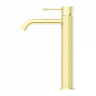Смеситель для раковины Lotis Santi 1000BB высокий, brushed brass