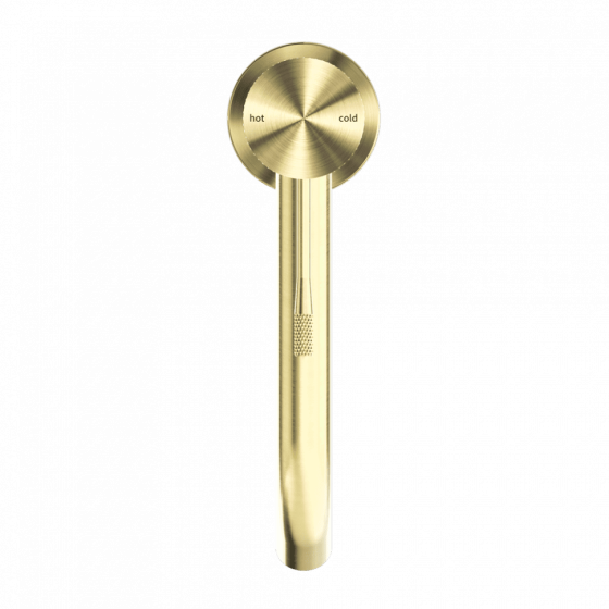 Смеситель для раковины Lotis Santi 1000BB высокий, brushed brass