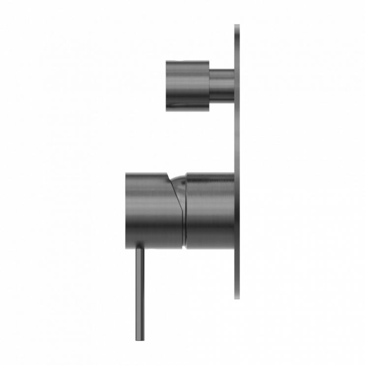 Смеситель для душа с отводом, Lotis, цвет: оружейный металл