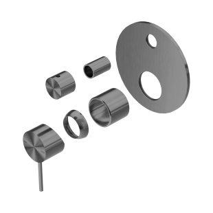 Смеситель для душа Lotis Mone 1014BMB встраиваемый на 2 потребителя, цвет brushed metall brass