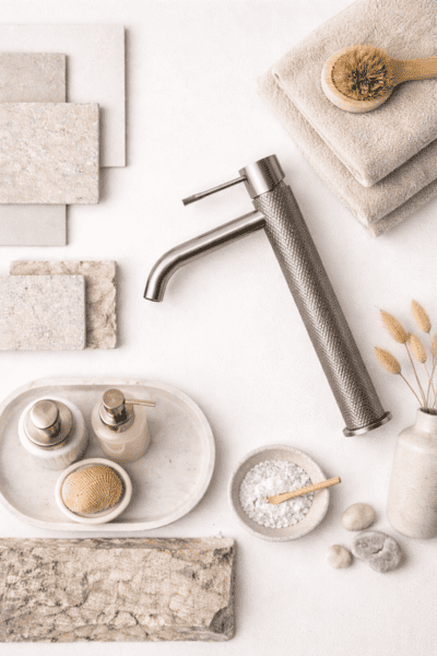 Смеситель для раковины Lotis Santi 1000BMB высокий, black metal brass