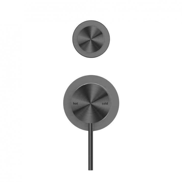 Смеситель для душа с отводом, Lotis, цвет: оружейный металл
