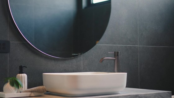 Смеситель для раковины Lotis Santi 1000BN высокий, brushed nickel