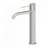 Смеситель для раковины Lotis Santi 1000BN высокий, brushed nickel
