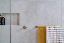 Держатель для полотенец, двойной, Lotis, цвет: золото