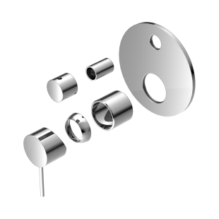 Смеситель для душа Lotis Mone 1014CR встраиваемый на 2 потребителя, цвет chrome