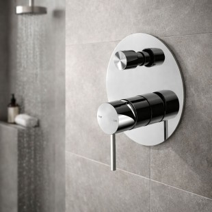 Смеситель для душа Lotis Mone 1014CR встраиваемый на 2 потребителя, цвет chrome