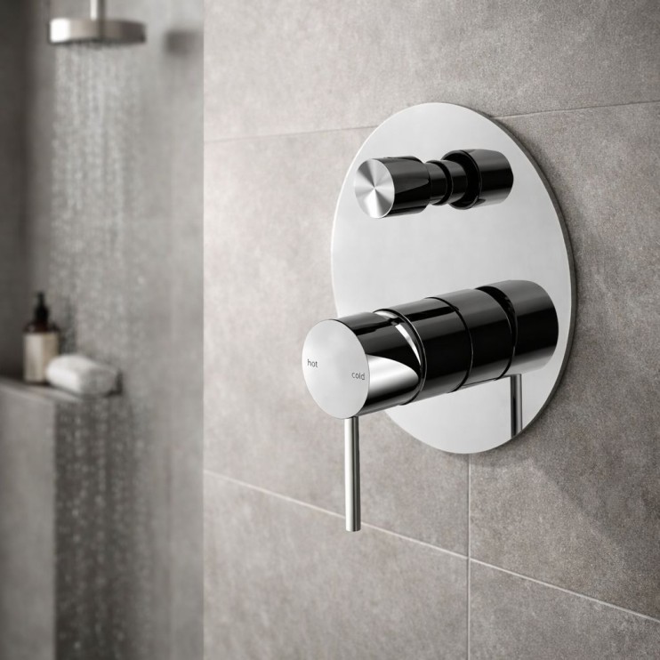 Смеситель для душа Lotis Mone 1014CR встраиваемый на 2 потребителя, цвет chrome