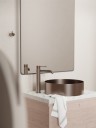 Смеситель для раковины Lotis Santi 1000CB высокий, cooper brushed