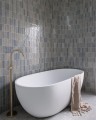 Смеситель для раковины Lotis Mone 1010BB напольный, цвет brushed brass