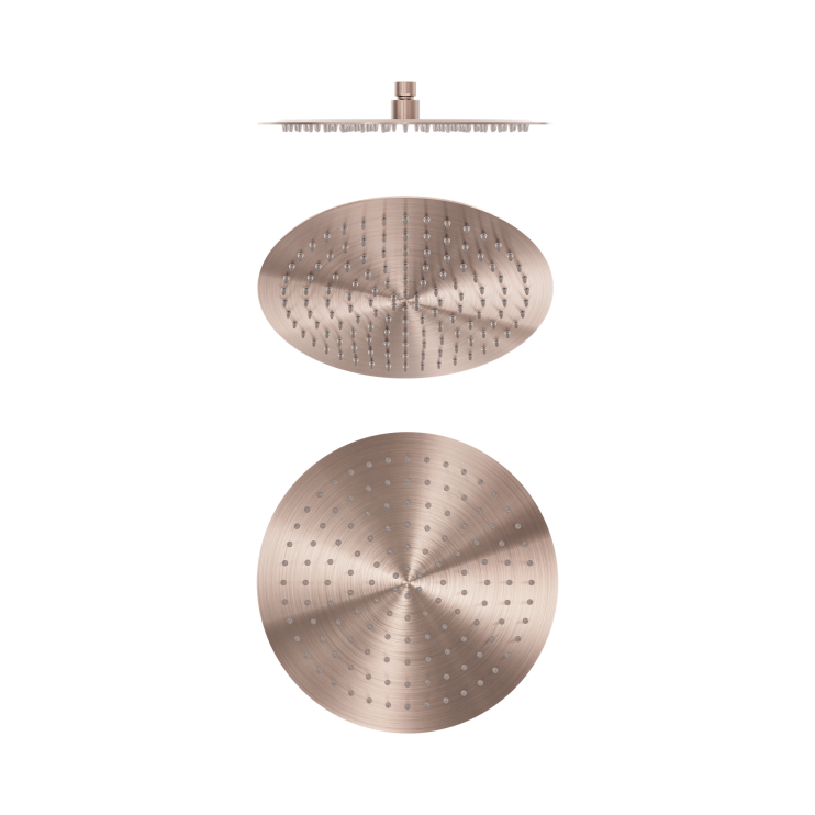 Верхний душ Lotis Mone 316 1102CB 30 см, н/с, цвет copper brushed