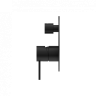 Смеситель для душа Lotis Mone 1014MB встраиваемый на 2 потребителя, цвет matte black