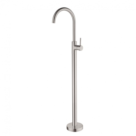 Смеситель для раковины Lotis Mone 1010BN напольный, цвет brushed nickel