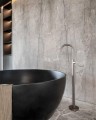Смеситель для раковины Lotis Mone 1010BN напольный, цвет brushed nickel