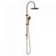 Душевая система с верхним душем и лейкой, Lotis, цвет: бронза
