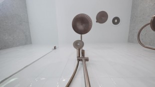 Душевая система с верхним душем и лейкой, Lotis, цвет: бронза