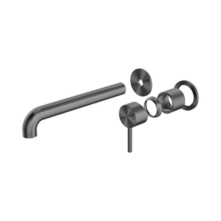 Смеситель для раковины Lotis Mone 316 1008BMB 23 см, встраиваемый, н/с, цвет black metal brass