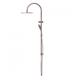 Душевая система с верхним душем и лейкой, Lotis, цвет: бронза