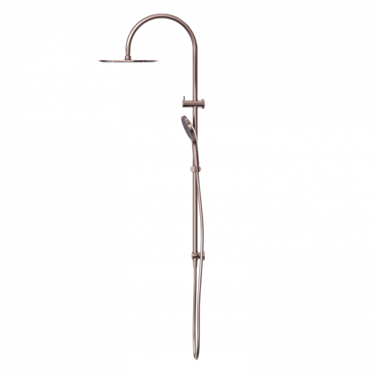 Душевая система с верхним душем и лейкой, Lotis, цвет: бронза