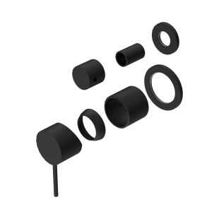 Смеситель для душа Lotis Mone 1017MB встраиваемый на 2 потребителя, цвет matte black