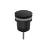 Донный клапан Lotis 1031MB универсальный, цвет matte black