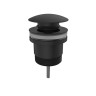 Донный клапан Lotis 1031MB универсальный, цвет matte black