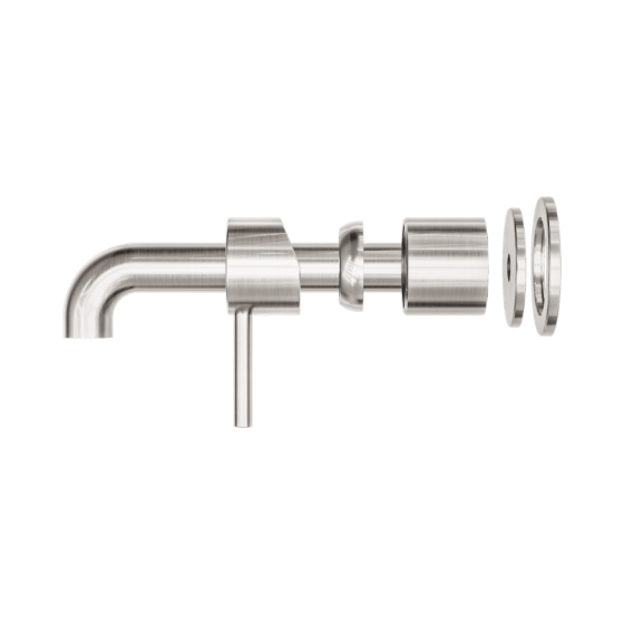 Смеситель для раковины Lotis Mone 316 1007BN 18,5 см, встраиваемый, н/с, цвет brushed nickel