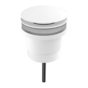 Донный клапан Lotis 1031MW универсальный, цвет matte white