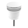 Донный клапан Lotis 1031MW универсальный, цвет matte white