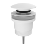 Донный клапан Lotis 1031MW универсальный, цвет matte white