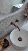 Донный клапан Lotis 1031CB универсальный, цвет copper brushed