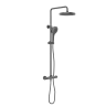 Душевая стойка Lotis Santi 1020BMB с термостатом, цвет black metal brass