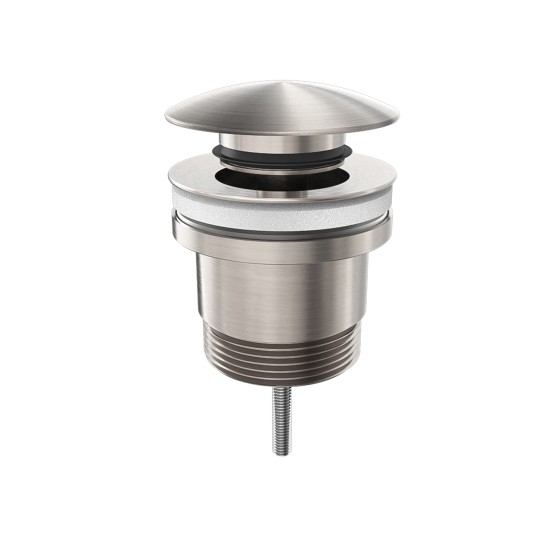 Донный клапан Lotis 1031BN универсальный, цвет brushed nickel
