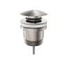 Донный клапан Lotis 1031BN универсальный, цвет brushed nickel