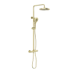Душевая стойка Lotis Santi 1020BB с термостатом, цвет brushed brass