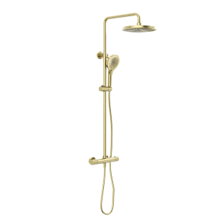 Душевая стойка Lotis Santi 1020BB с термостатом, цвет brushed brass
