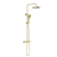 Душевая стойка Lotis Santi 1020BB с термостатом, цвет brushed brass