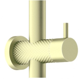 Душевая система с верхним душем и лейкой, Lotis, цвет: золото