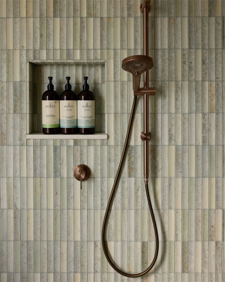 Смеситель для душа, Lotis, цвет: бронза