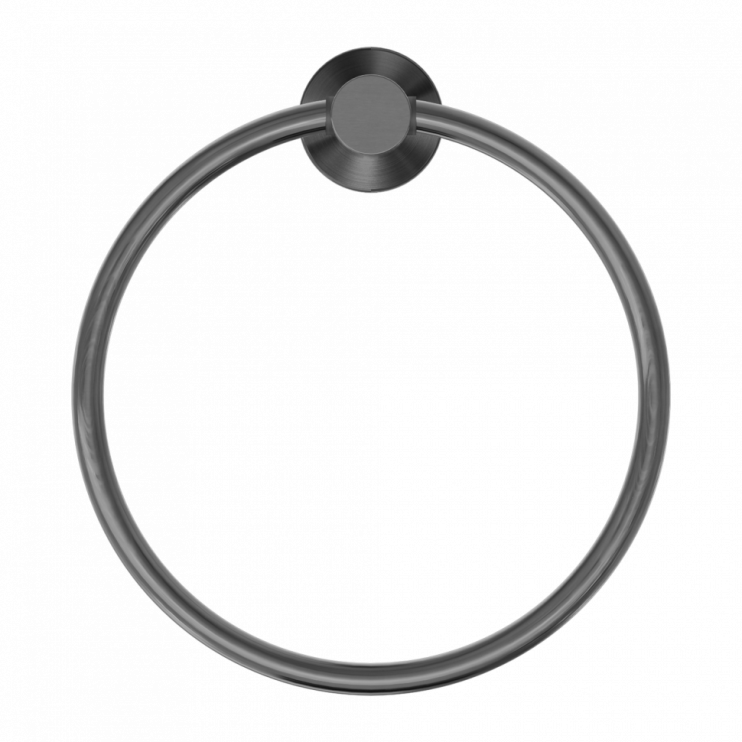 Держатель для полотенец, круглое, Lotis, цвет: оружейный металл