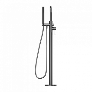 Смеситель для ванны с ручным душем, Lotis, цвет: графитовый